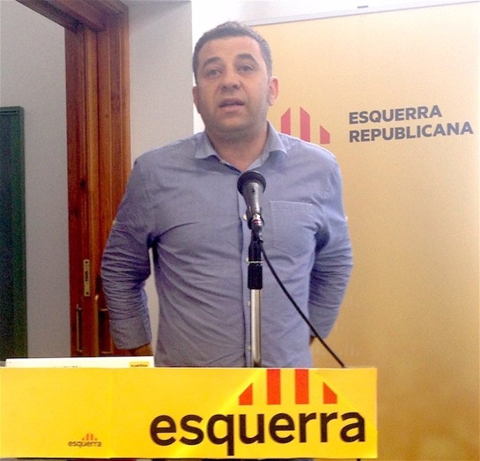 Miquel A. Mayol, de Esquerra Republicana, en una intervención ante la Asamblea