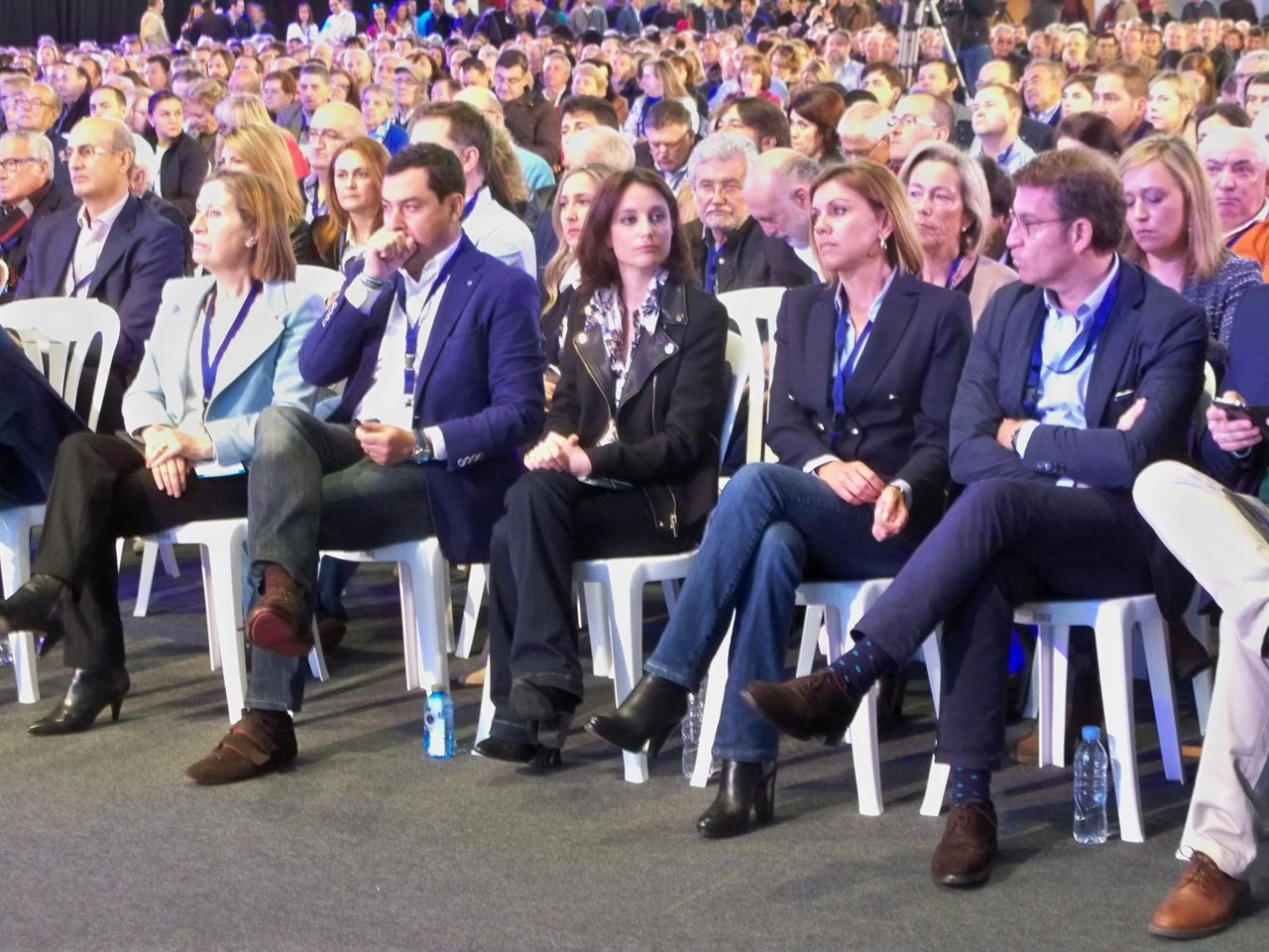 Dirigentes del PP arropan a Alberto Núñez Feijóo en el Cogreso del PPdeG