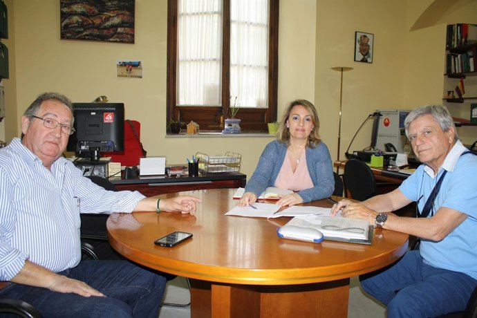 Reunión de IU con el Foro Taxi Libre de Sevilla