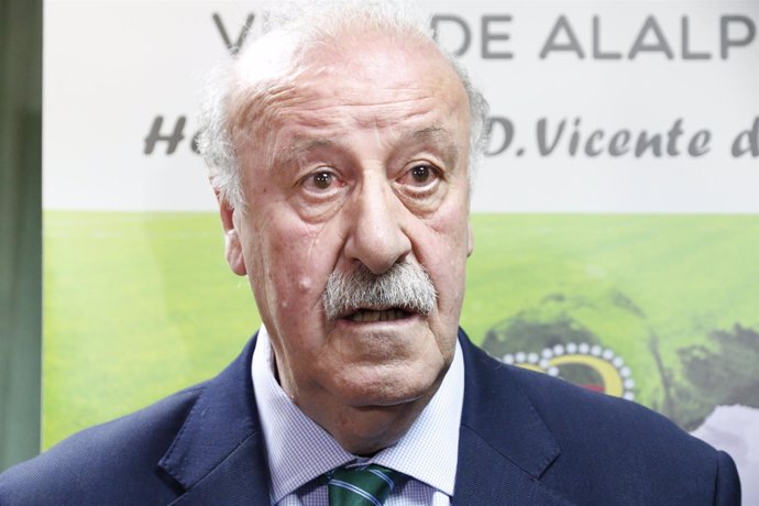 Vicente del Bosque en la Federación de Fútbol de Madrid
