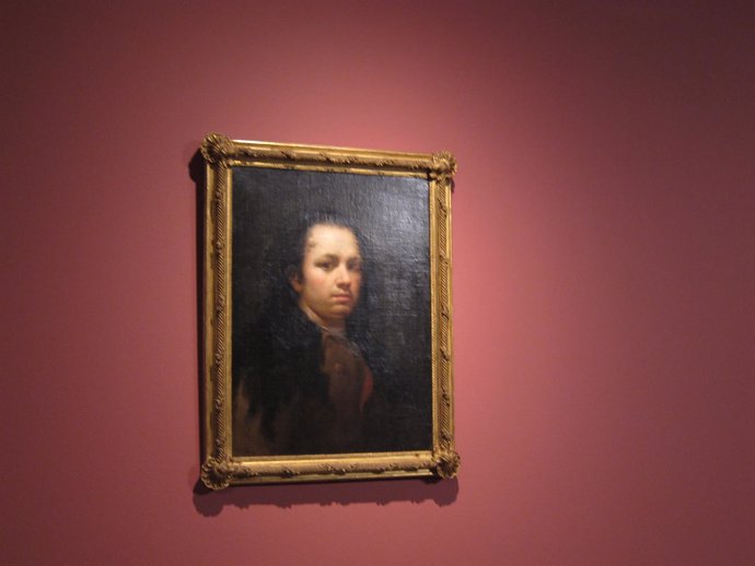 Autoretrato de Francisco de Goya, en el Museo Goya Colección Ibercaja