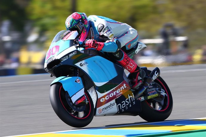 Luis Salom en el GP de Francia