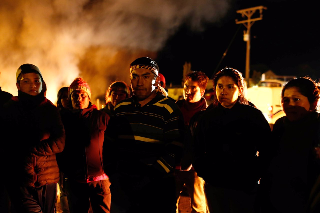 Pescadores protestan en Chile por la marea roja