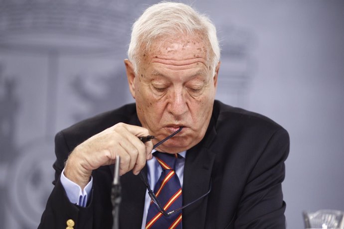 José Manuel García Margallo tras el Consejo de Ministros