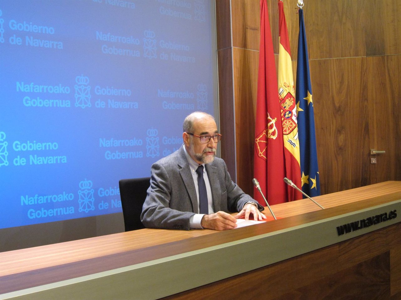 El consejero de Salud del Gobierno de Navarra, Fernando Domínguez