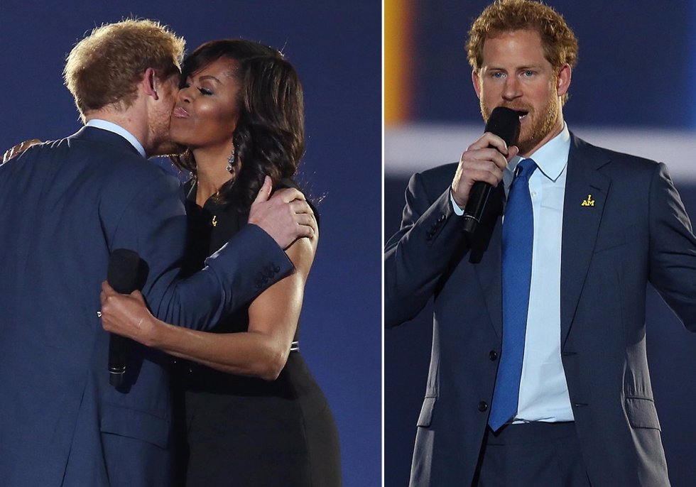 Michelle Obama al príncipe Harry: Él realmente es nuestro príncipe azul