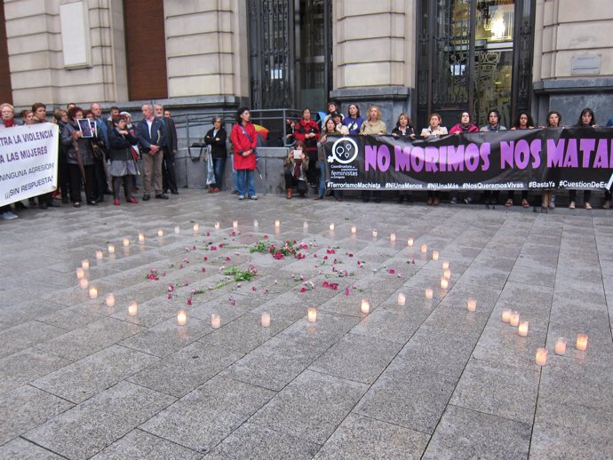 Concentración contra la violencia de género