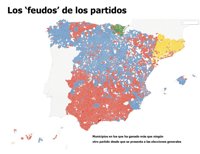 Elecciones 2016: así son los 'feudos' históricos del PP, PSOE, IU, PNV y CiU