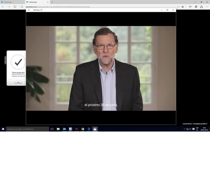 Vídeo de precampaña de Rajoy