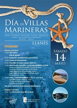 Cartel del evento de Villas Marineras