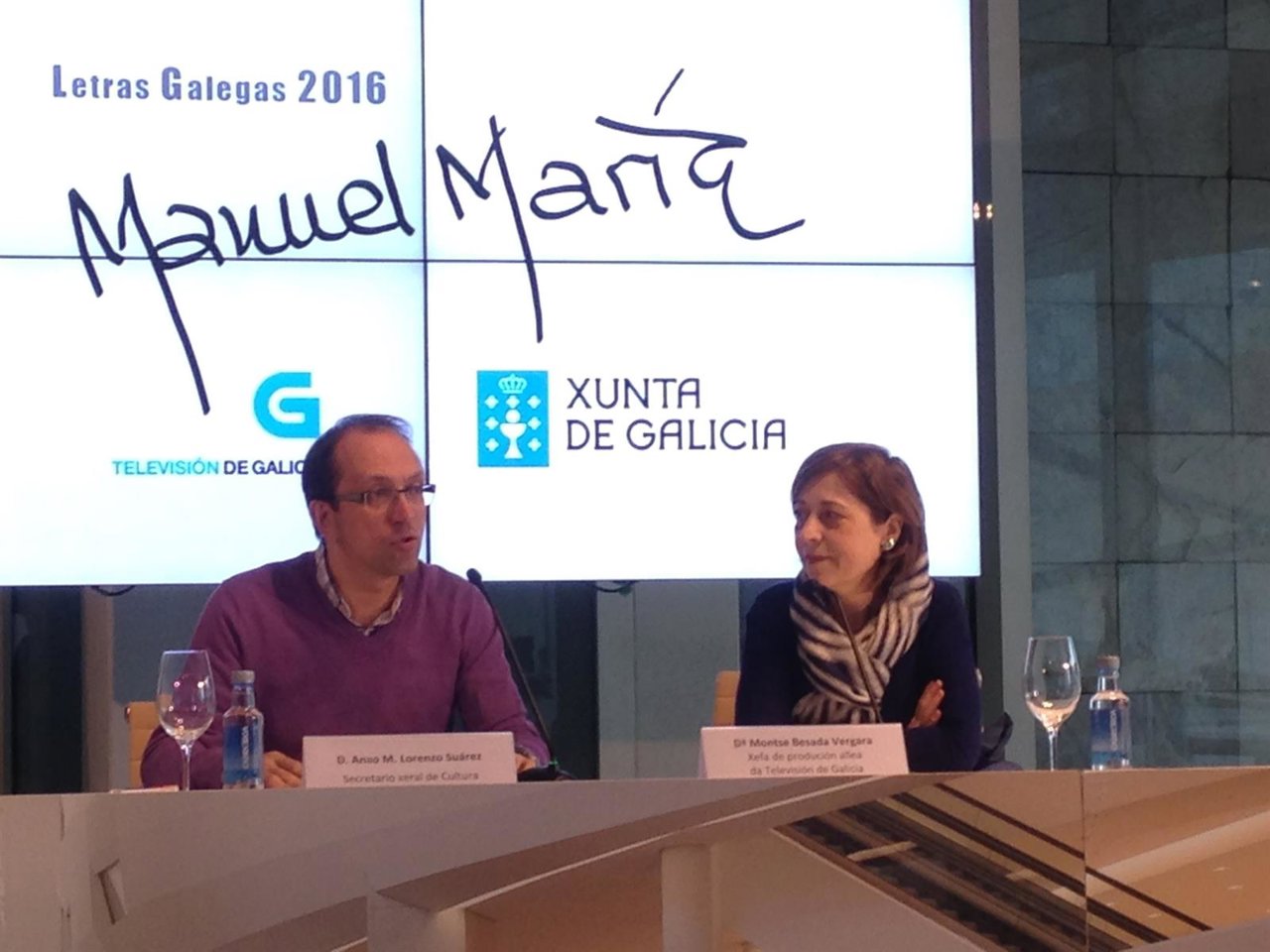 Presentación de piezas audiovisuales con motivo das Letras Galegas.