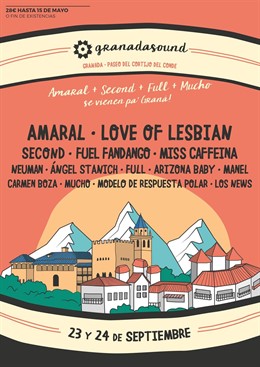 Amaral Encabeza Las Nuevas Confirmaciones Granada Sound 2016