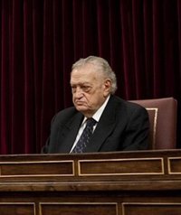 El Congreso rinde tributo a su presidente en las Cortes de la Constitución de 1978