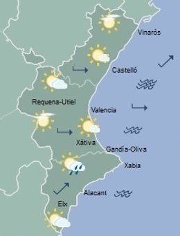 Predicción para este miércoles