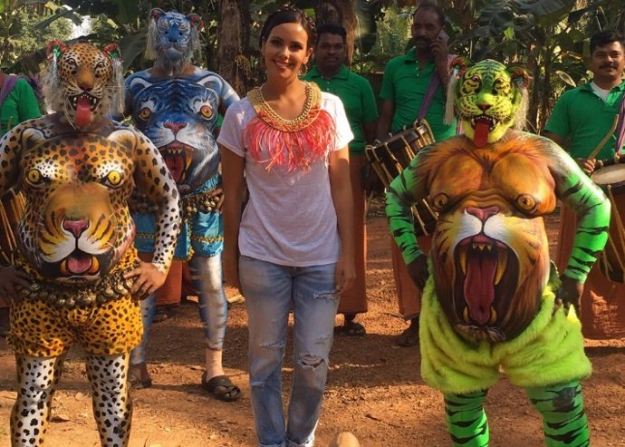 Cristina Pedroche en Pekin Express/ Twitter