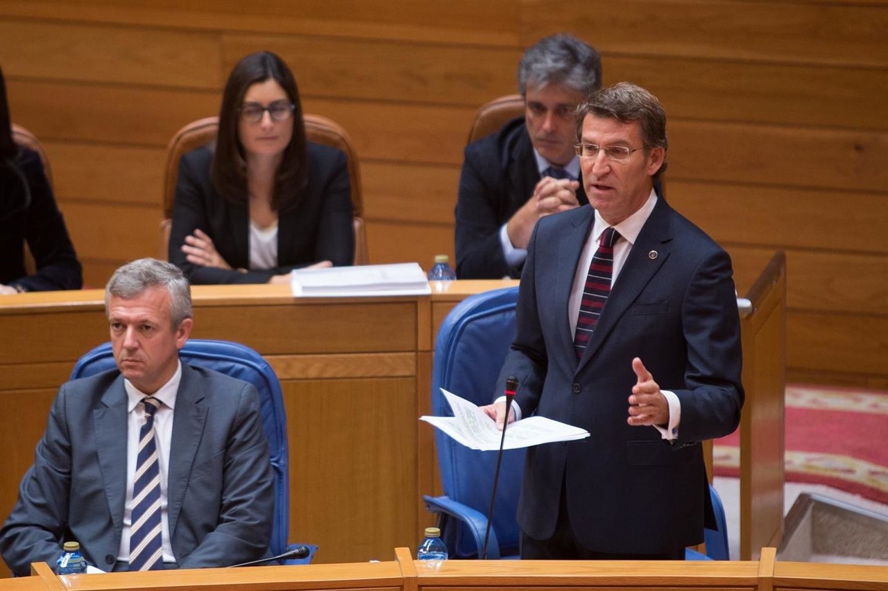 Feijóo en el Parlamento