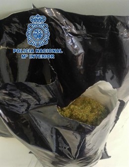 Marihuana intervenida a dos franceses en Granada