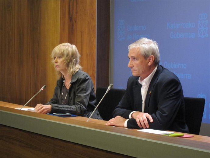 Ana Ollo y Mikel Aranburu.