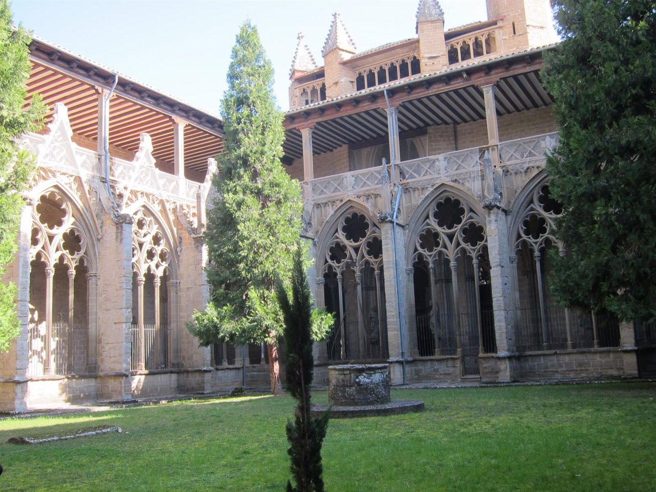 Claustro de la Catedral de Pamplona.