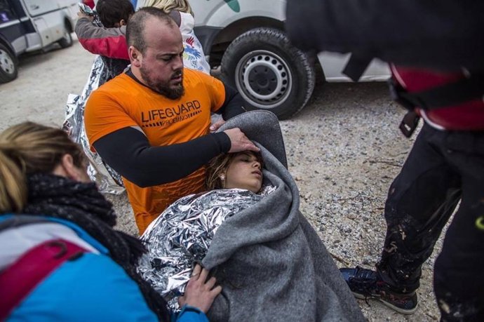 Javier Murillo en Lesbos