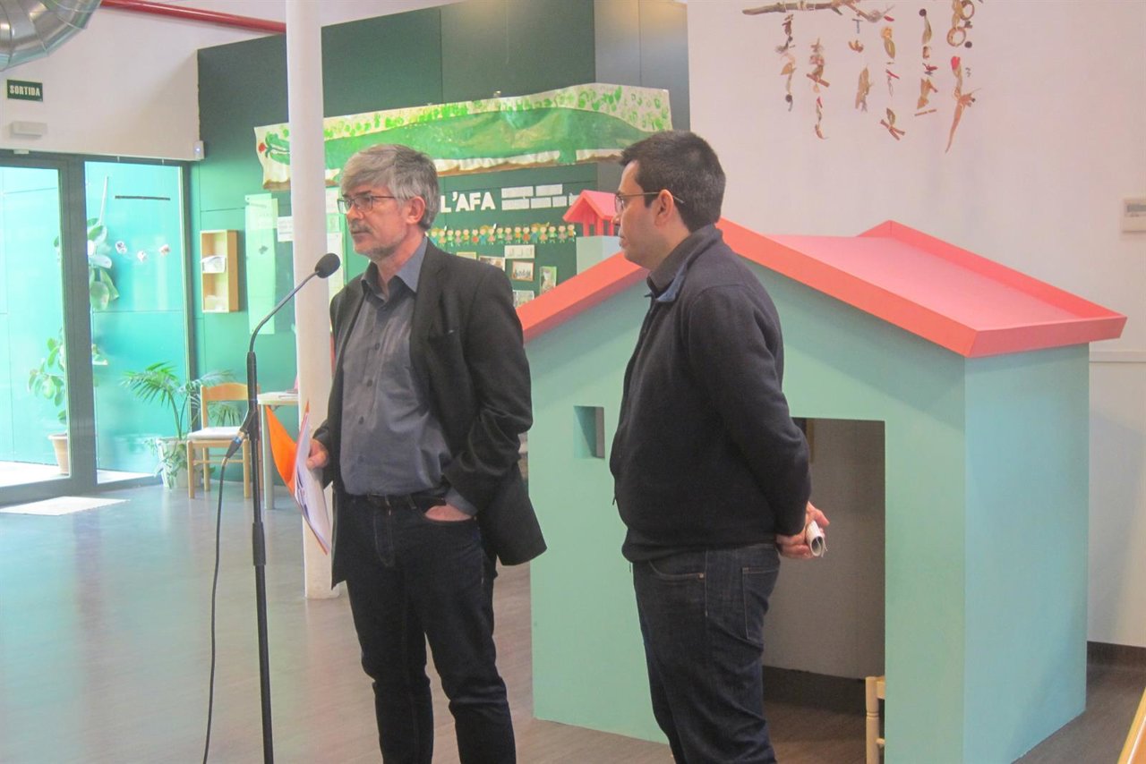 El teniente de alcalde Gerardo Pisarello y el concejal Agustí Colomº