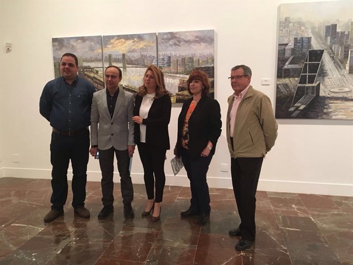 Inauguración de la exposición retrospectiva sobre José Domínguez.