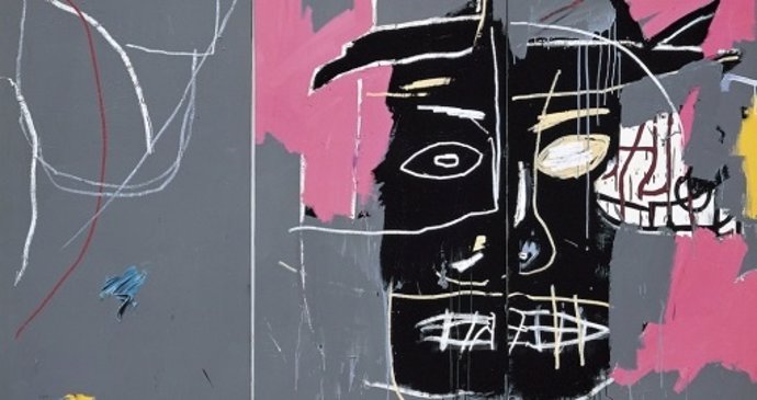 Pieza de Basquiat en 'Los rastros del punk en el arte contemporáneo'