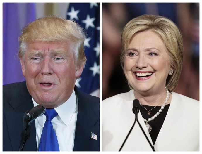 Donald Trump y Hillary Clinton