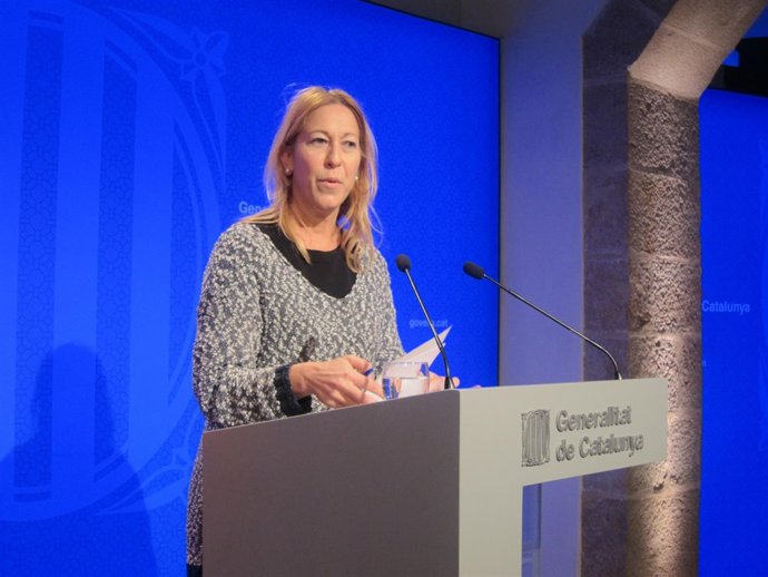 La consellera de Presidencia y portavoz del Govern, Neus Munté