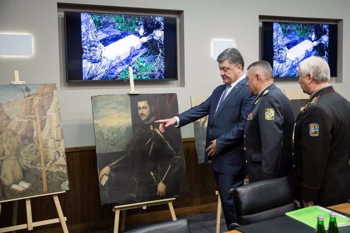 Ucrania recupera obras de arte robadas en un museo de Italia