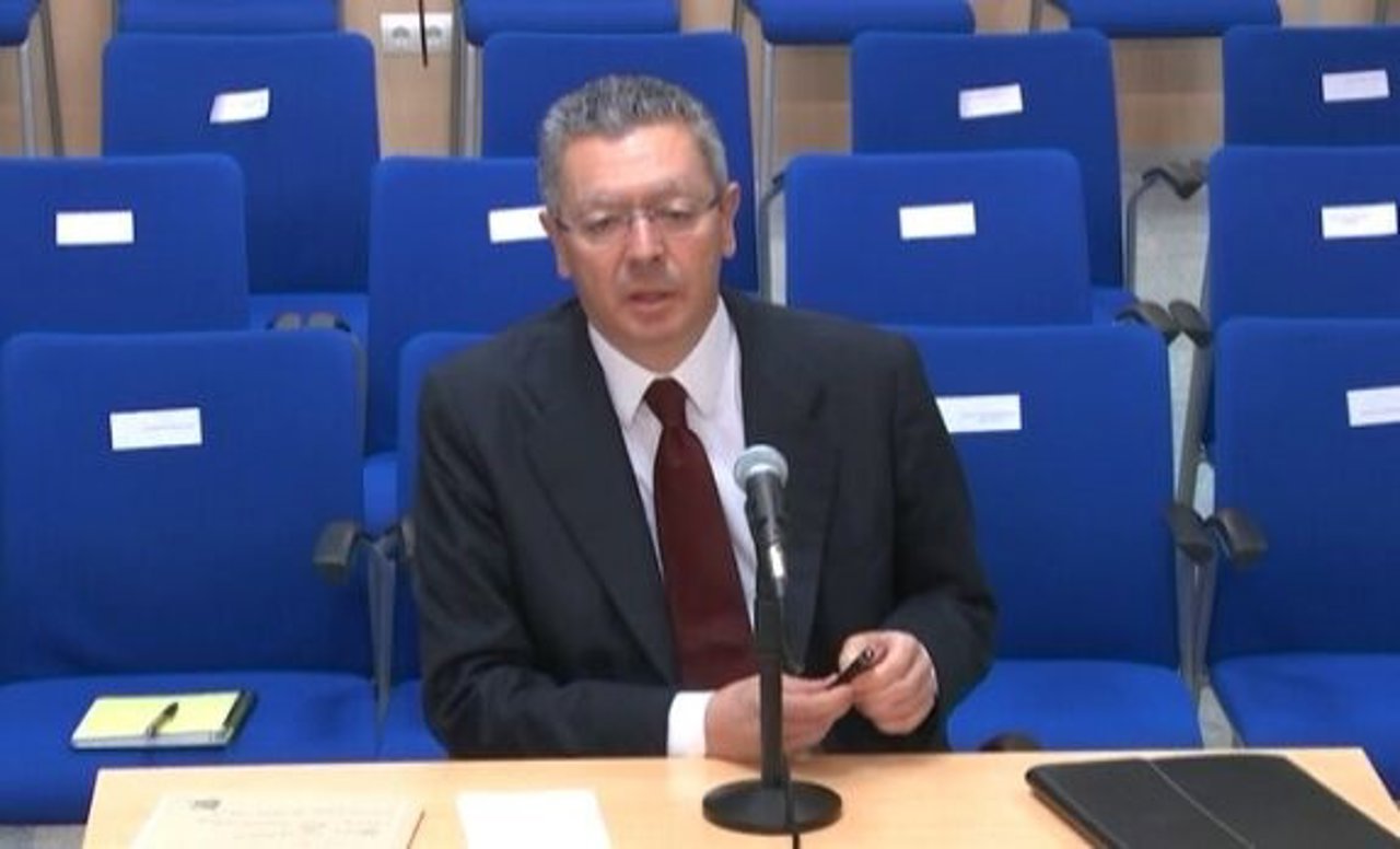 Gallardón, en el juicio del caso Nóos