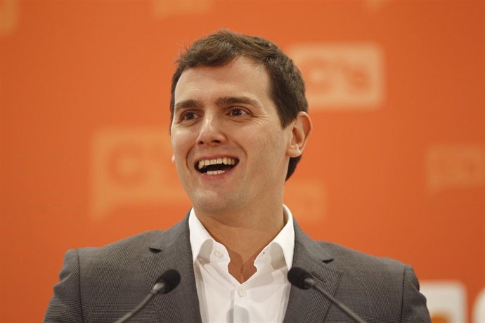 Albert Rivera en rueda de prensa