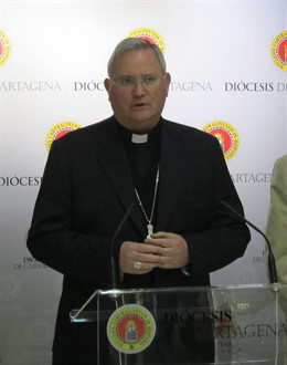 El obispo de la Diócesis de Cartagena, José Manuel Lorca Planes