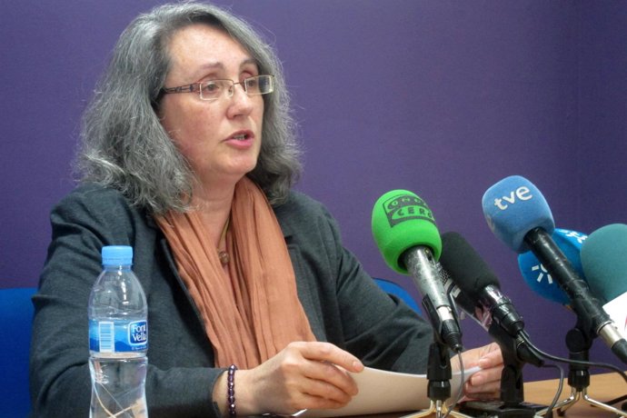 La exsecretaria general de Podemos Jaén, Trinidad Ortega.