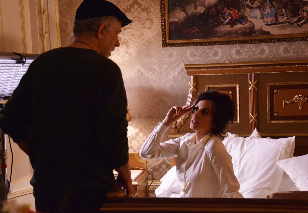 Penélope Cruz con Fernando Trueba