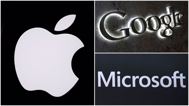 Apple Google y Microsot