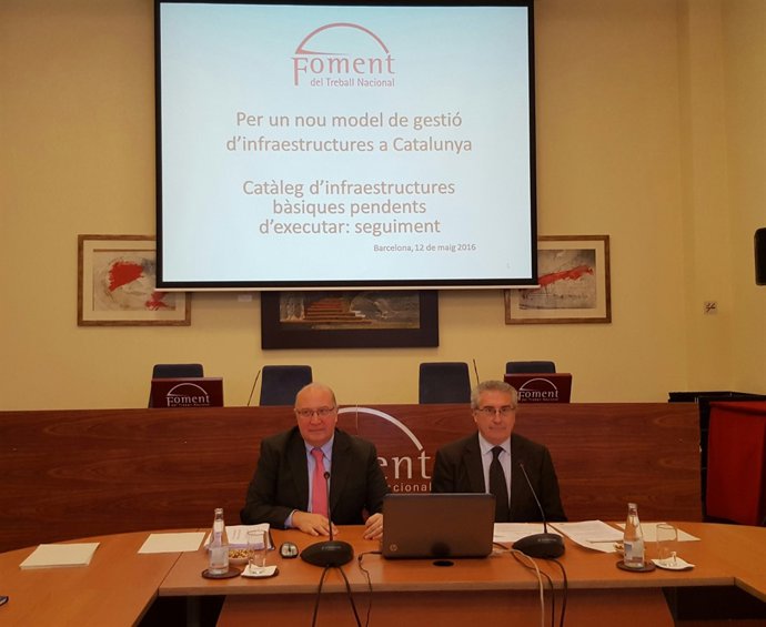 Salvador Guillermo y Joaquim Llansó (Fomento del Trabajo)