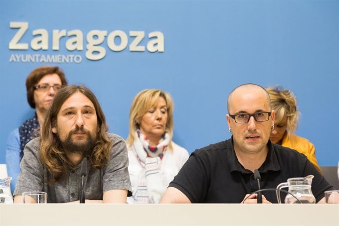 Los concejales Híjar y Cubero