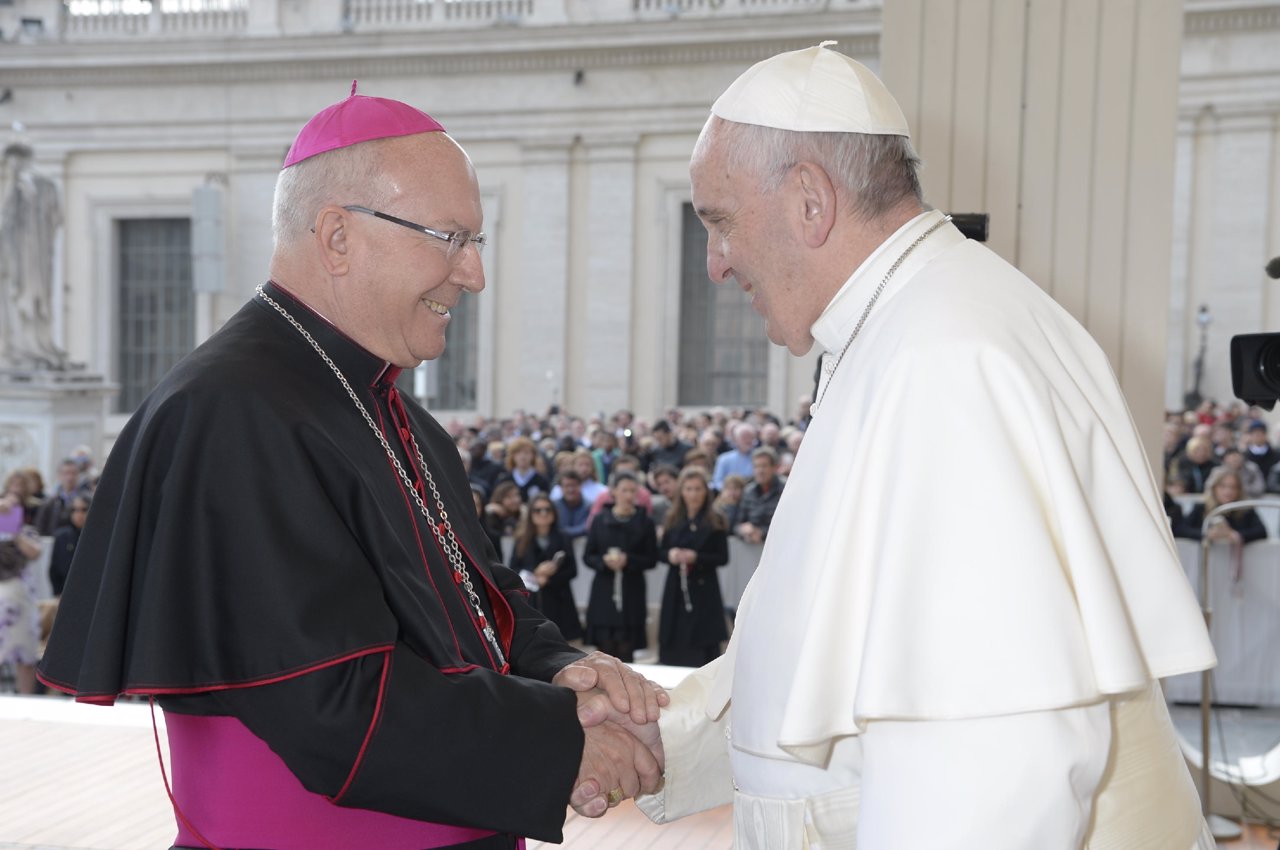 Rodríguez Magro y el Papa Francisco