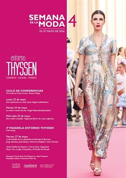 Cartel Semana de la Moda 2016 Entorno Thyssen