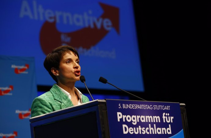 La líder del partido alemán AfD, Frauke Petry