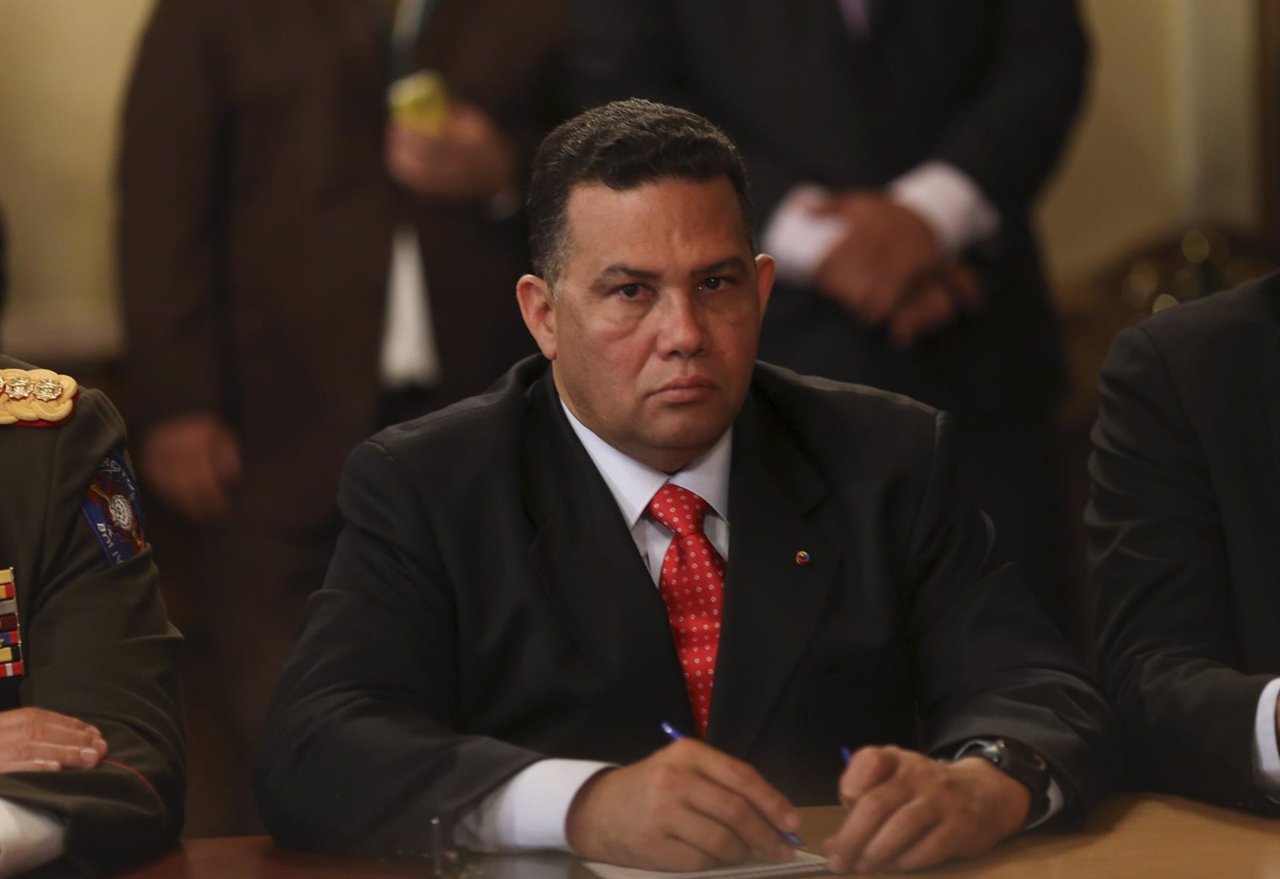 El ministro de Interior, Justicia y Paz de Venezuela, Gustavo González