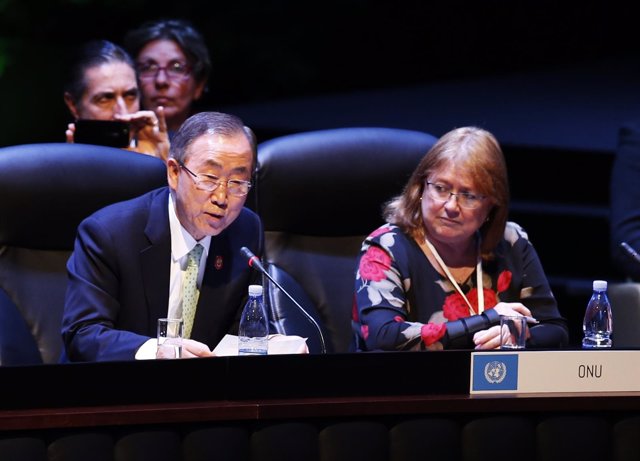 Ban Ki Moon y Suana Malcorra