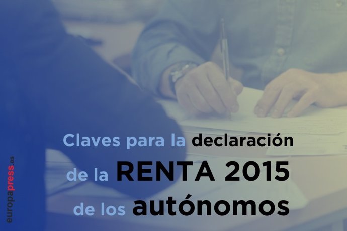 Declaración Renta 2015 autónomos
