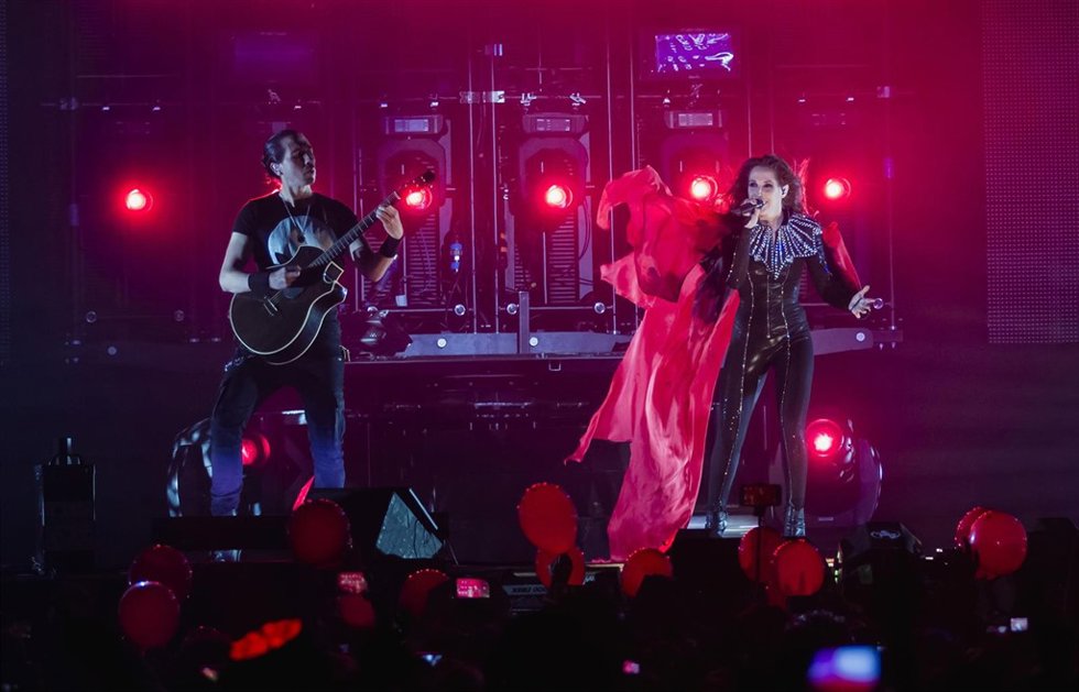 Malu en concierto en el Barclaycard Center de Madrid