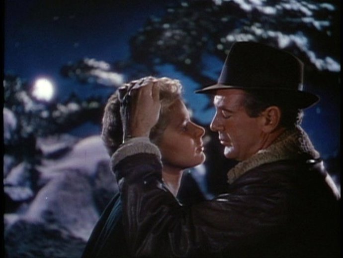 Ingrid Bergman y Gary Cooper en Por quién doblan las campanas 
