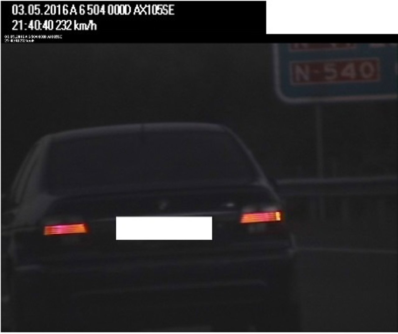 Interceptado conductor de Guitiriz a 232 km/h en la A-6. 