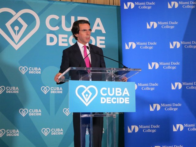 José María Aznar, en Miami
