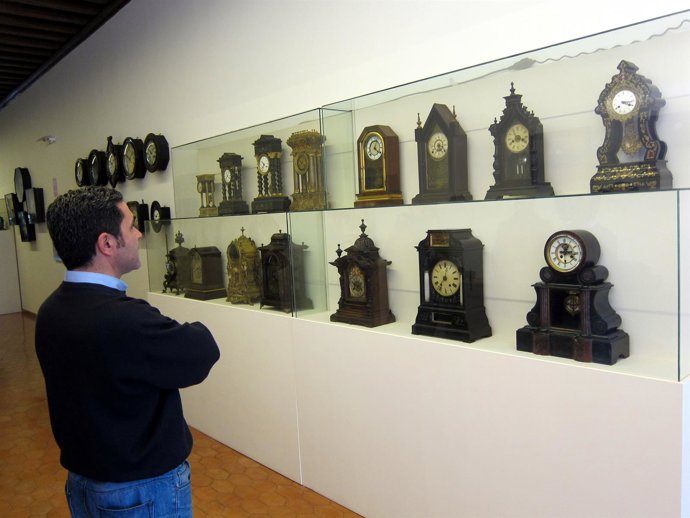 Exposición de relojes de la colección de Andrés Santiago Zarzuelo