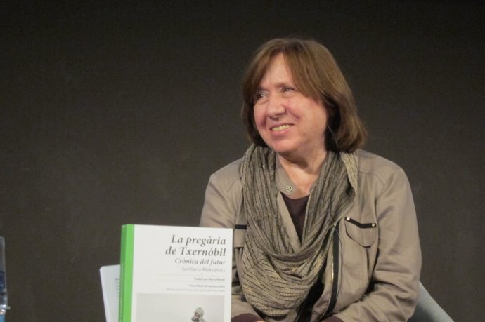 La escritora Svetlana Alexiévich, Premio Nobel 2015